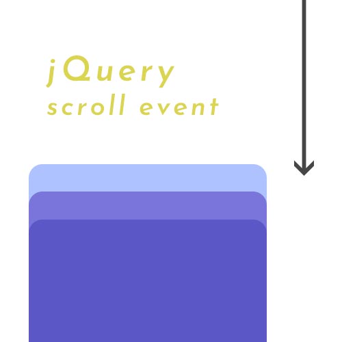 jQuery scroll event